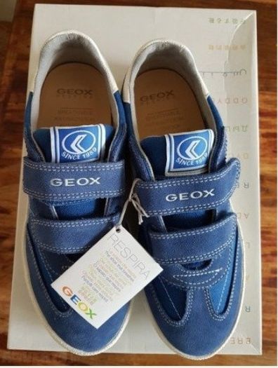 Geox Boys Jr Kiwi Boy A Low-Top J42A7A1022C4005 Avio 3 UK, 36 EU