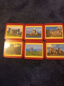 Vintage Coasters (Boxed) Irish Castles X 6  BNIB