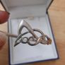 Vintage Sterling Silver 925 Celtic Knot Torc Bangle 13,9g Image 2