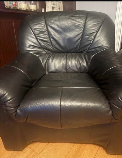 3 piece leather couch