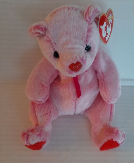 new romance collectable beanie bear with tag