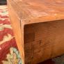 Early 20th Century Solid Oak Butchers Block Prep Table. Image 8
