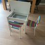 IKEA kids desk & two chairs Image 5