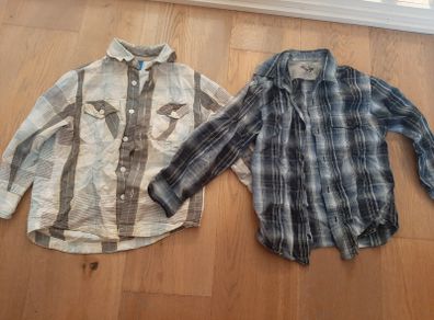 4 boys long sleeve shirts - Various sizes