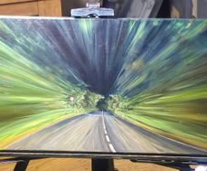Original Oil Painting  - the road home