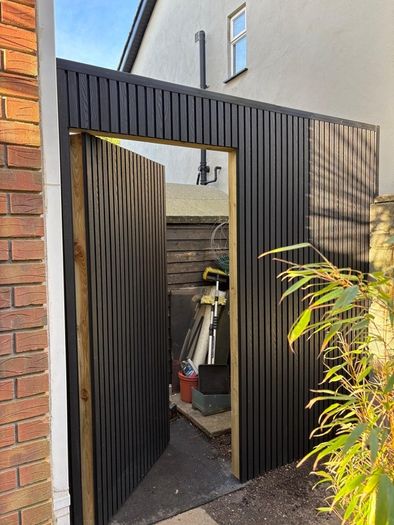 Compspite Slatted Cladding