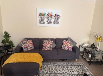 Sofas and bunk bed
