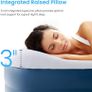 Premium Double Inflatable Mattress - 203 x 152 x 48 cm - with built-in electric pump and integrated pillow Image 6