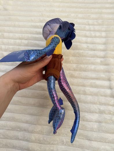 Disney Store Pixar Luca approx. 16 Alberto Sea Monster Purple Plush his head is too loose Please see photos