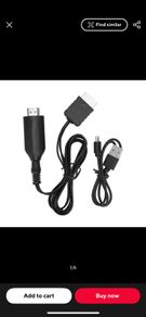 Play Station 1 2 HDMI / RCA cable Video Image