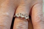 Sterling Silver Ring - Size P - Stamped for Silver (SL05)  we