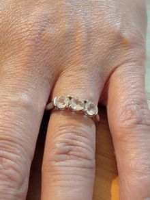 Sterling Silver Ring - Size P - Stamped for Silver (SL05)  we