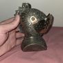 Vintage Japanese made Metal Knight Head Table Lighter Image 7