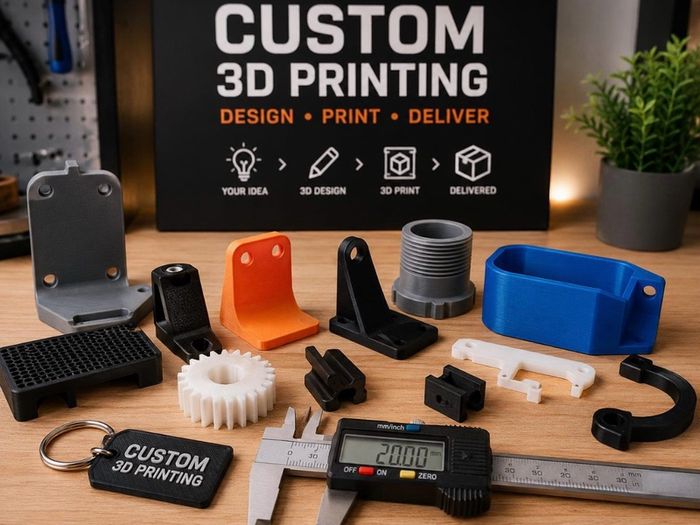 Custom 3D Printing Service | 3D Design & Print | Replacement Parts | Prototypes |