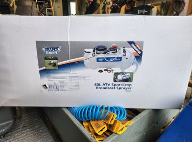 Draper 12v DC ATV Quad Spot/ Broadcast Sprayer 60 Litre