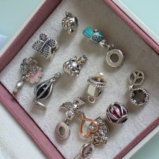 Pandora various charms 18e each charm very good condition hallmarked