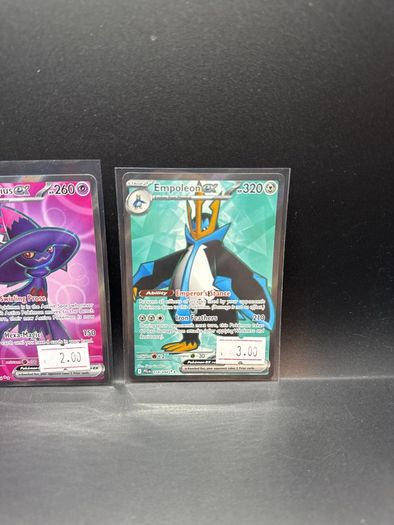 Mismagius Ex 112/094 | Empoleon Ex 114/094 Pokemon Cards