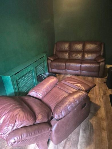 3 seater Sofa and Recliner matching