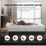 Small Double Mattress, 10.3 Inch Hybrid Mattress 4FT with Breathable Foam Image 3