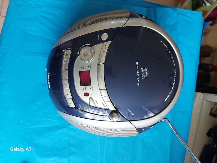 BUSH Portable CD Player with Radio Cassette Recorder, Radio and Tapes working fine, CD Player not playing
