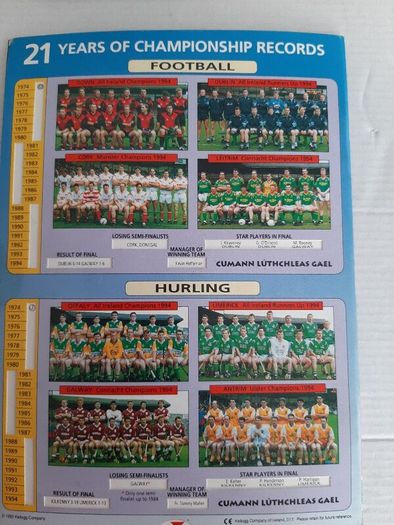 1994 GAA memorabilia