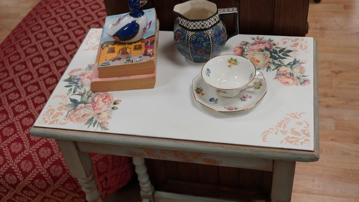 Upcycled Side Table