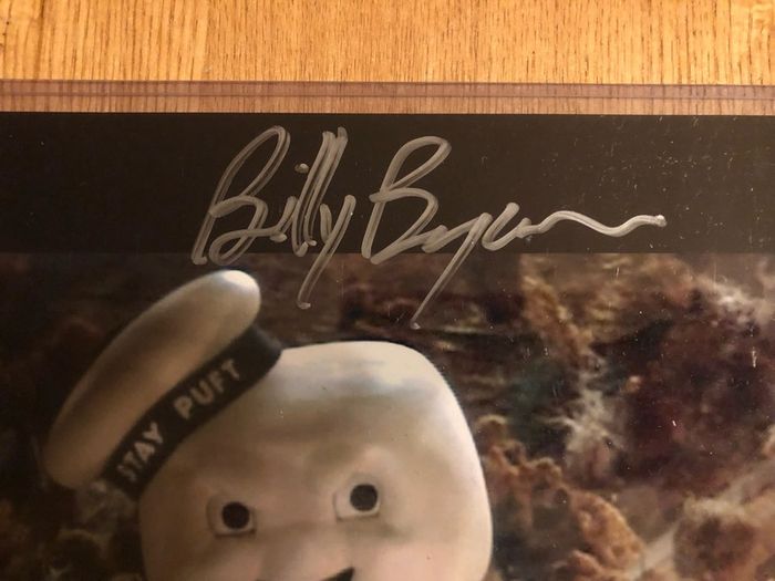 Ghostbusters Signed (Stay Puff Marshmallow man & Slimer)