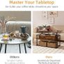 Lift Top Coffee Table - Modern Square Tables, Stable Metal Frame & Hidden Storage, Centre Table for Living Room, Small Space, Home Office Image 3