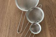 Stainless Steel Food Strainers (3 pcs)