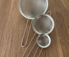 Stainless Steel Food Strainers (3 pcs)