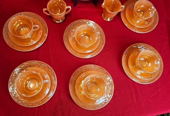 Fire King Oven Ware Glass Set  USA, 1950 1970s