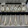 Set of 6 vintage spoons in display case made in Ireland Image 2