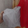 Teatro red lace mini dress (free postage) Image 3