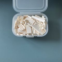 LEGO white tile pieces