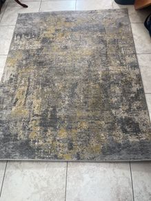 Grey Ochre large Rug