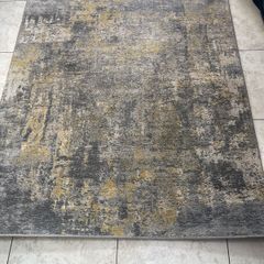 Grey Ochre large Rug