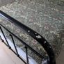 Double bed frame, black metal in retro / vintage style Image 2