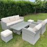 New Luxury Garden Rattan Furniture / Rising Dining Table / Sofa / Armchair / Delivery Image 4
