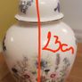 Vintage Aynsley Fine Bone China Ginger Jar | Wild Tudor Floral Covered Urn Image 7