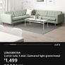 Ikea Landskrona sofa + armchair + footstool Image 2