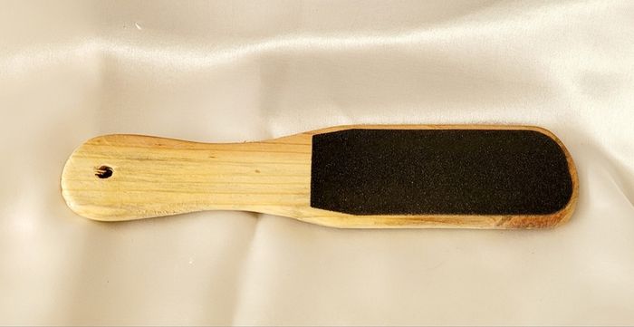 Large Wooden Pedicure Double Sided Hard Foot File