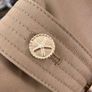 BAPY By A Bathing Ape Beige Trench Coat - Gold Star Buttons - Size S (14) see fit note Image 3