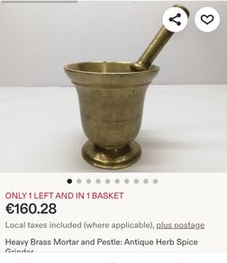 Brass Antique Spice Grinder