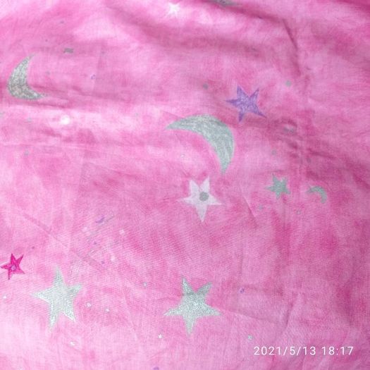 Pink Cotton Fabric 118" x 55"