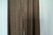 M&amp;S Gold Wide Leg Trousers