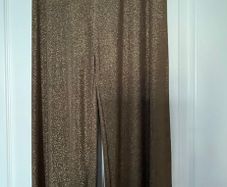 M&S Gold Wide Leg Trousers