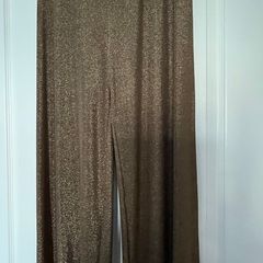 M&S Gold Wide Leg Trousers