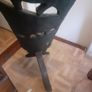 Vintage African hand carved folding seats Image 5