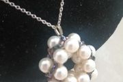 Baroque beaded pendant