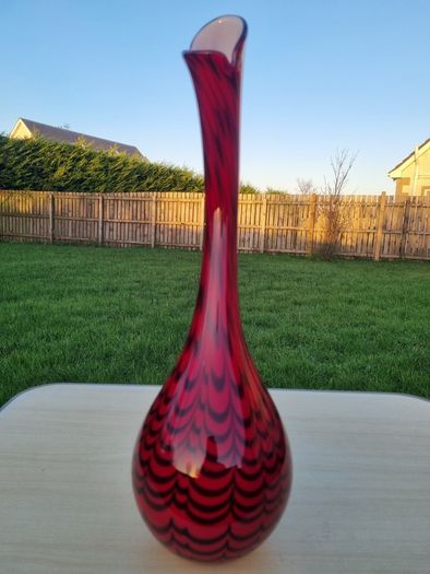 Murano art glass vase